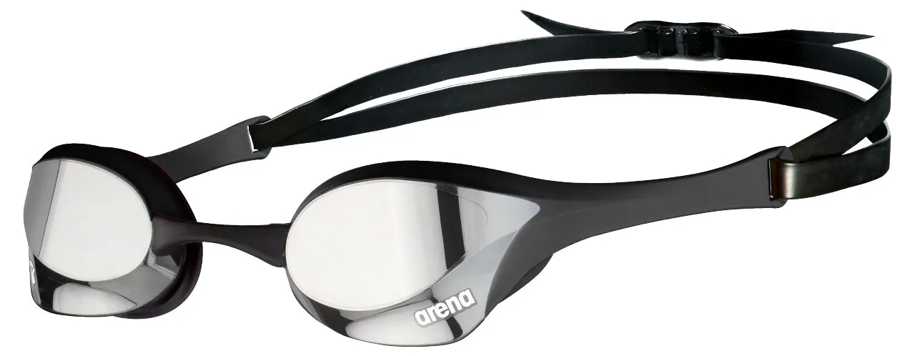 Arena Cobra Ultra Swipe Mirror Swimming Goggles- Silver/Dark Lens