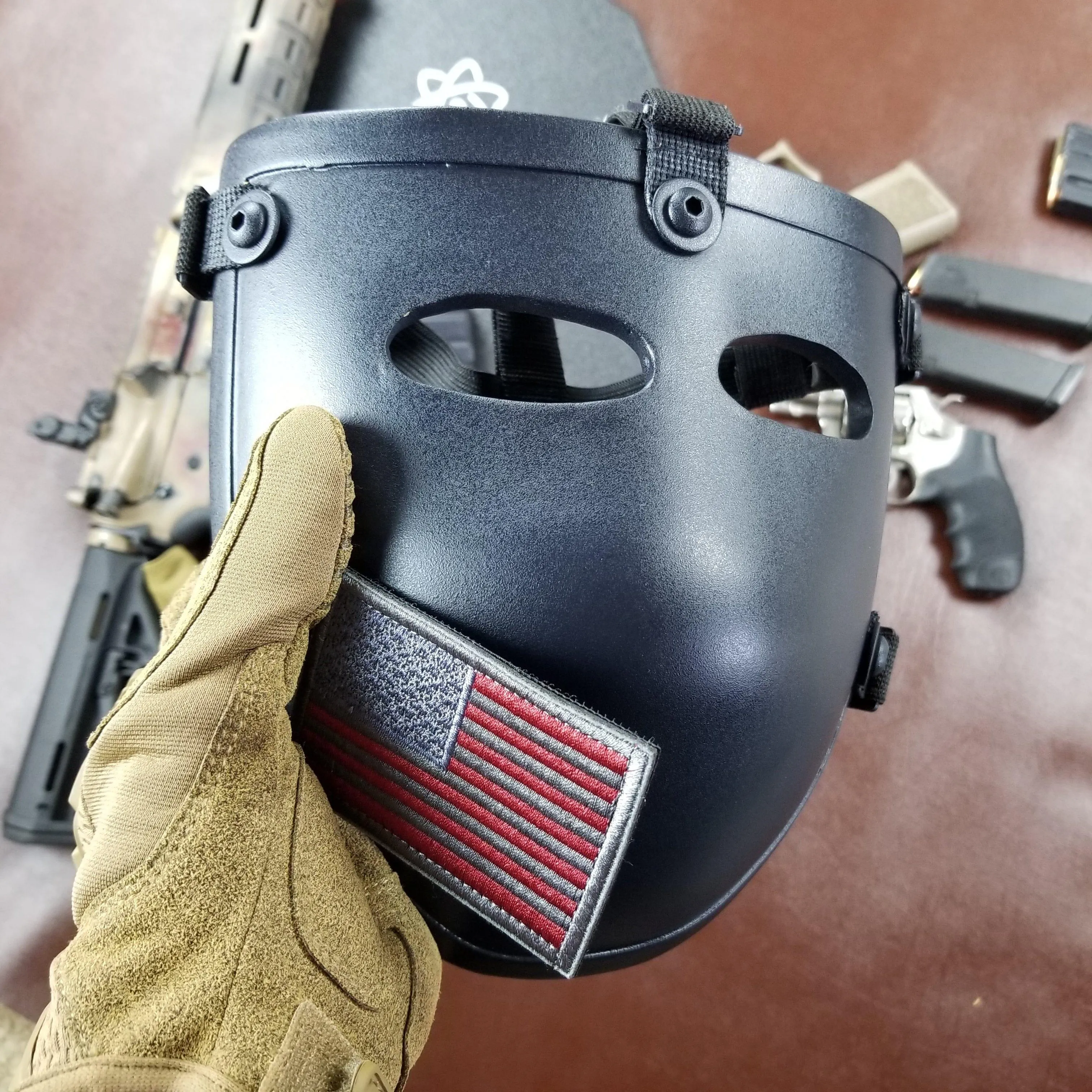 Half Face Bulletproof Mask for Helmets | NIJ Level IIIA 