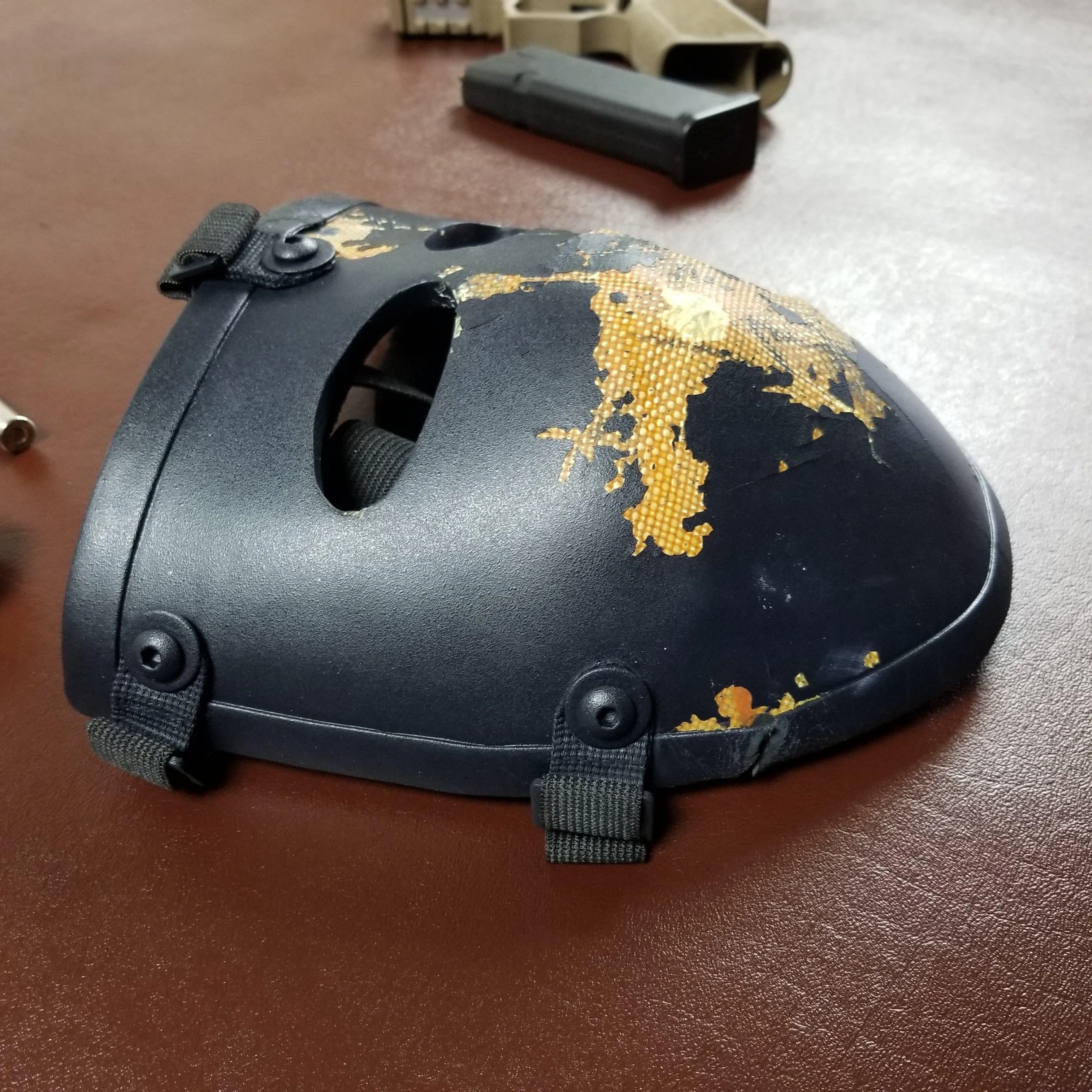 Half Face Bulletproof Mask for Helmets | NIJ Level IIIA 