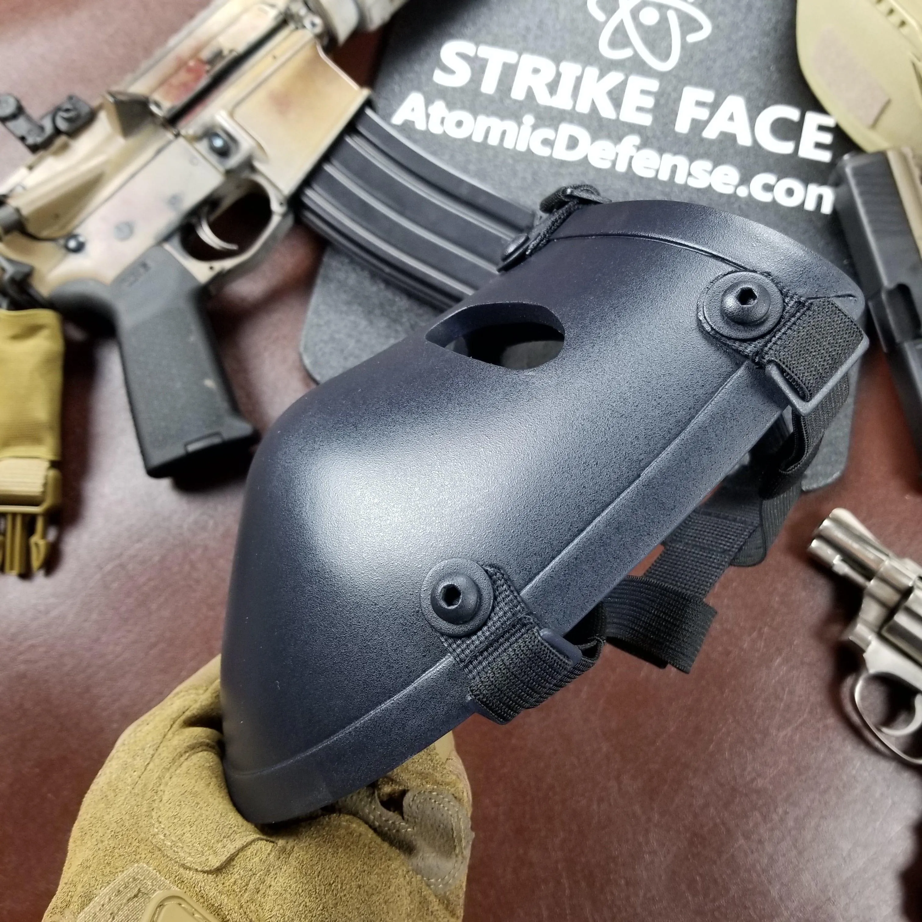 Half Face Bulletproof Mask for Helmets | NIJ Level IIIA 