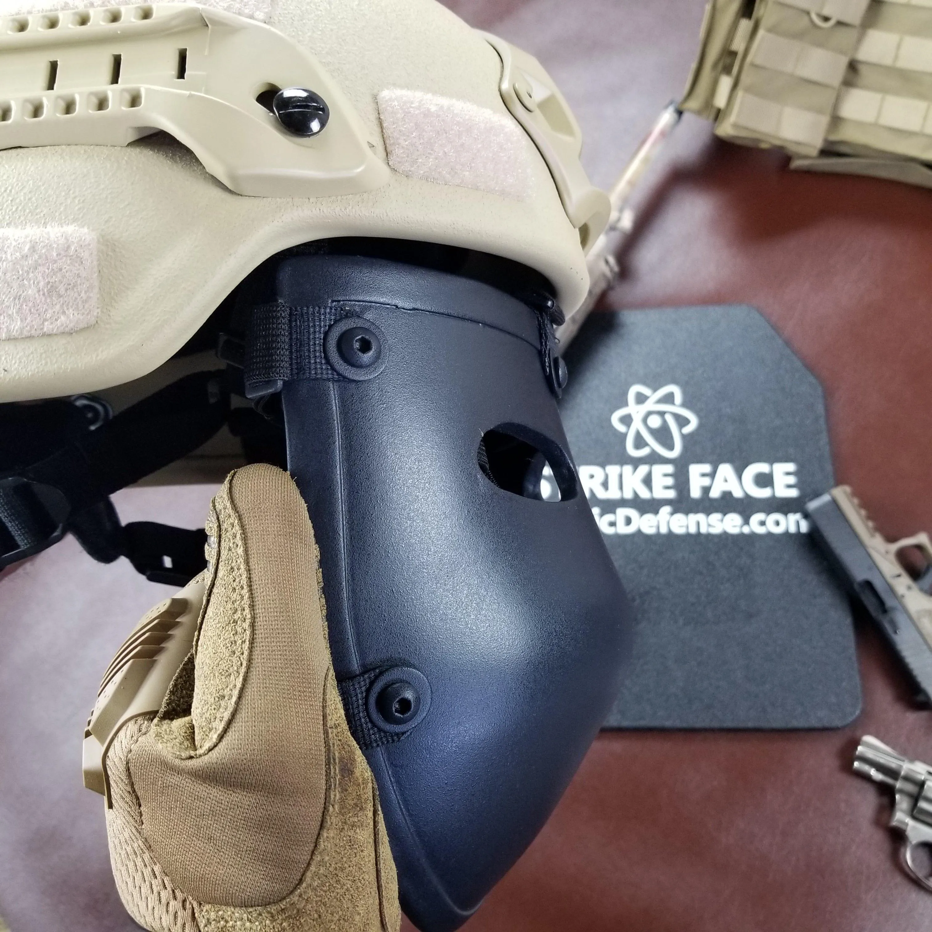 Half Face Bulletproof Mask for Helmets | NIJ Level IIIA 