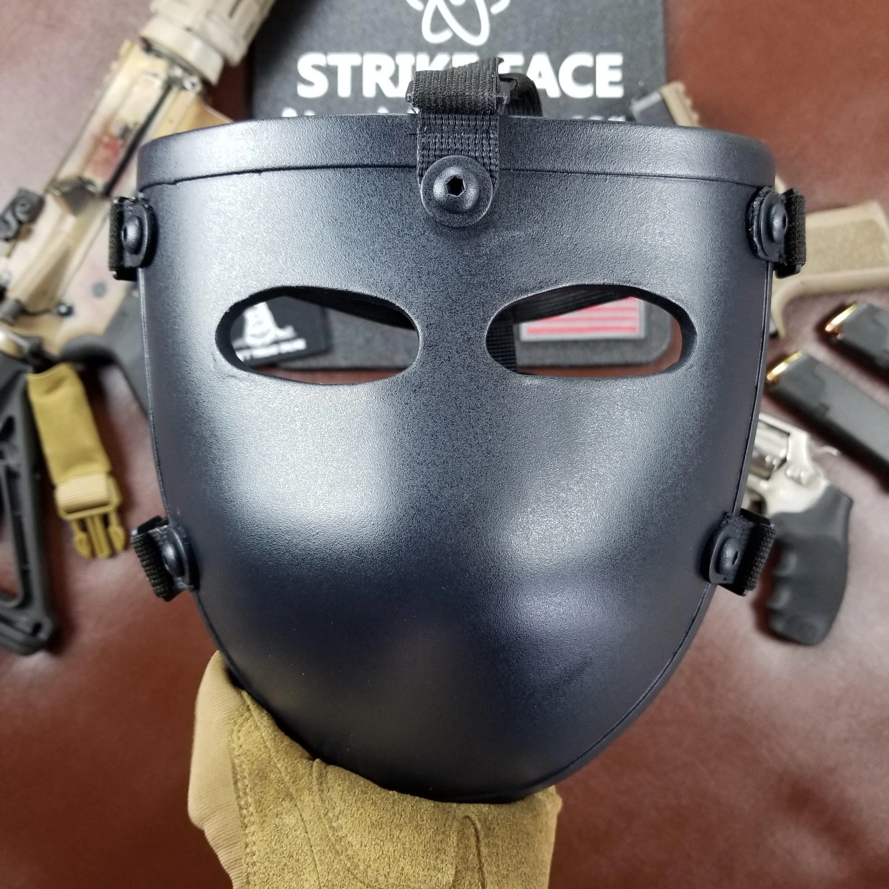 Half Face Bulletproof Mask for Helmets | NIJ Level IIIA 