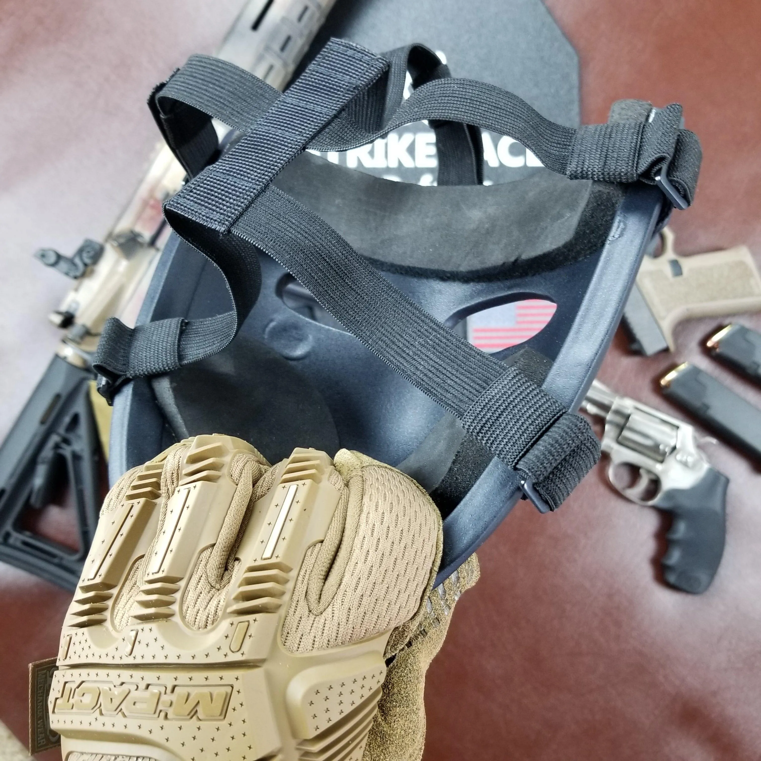 Half Face Bulletproof Mask for Helmets | NIJ Level IIIA 