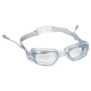 Swim Goggles with Ear Plugs Attached for Men and Women - Adjustable Straps, Silicone Eye Seal, UV Protection and Anti Fog Lenses Swimming Goggle - by Splaqua