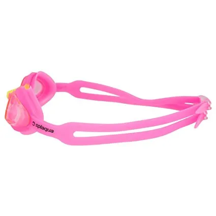 Swimming Goggles for Kids with UV Protection & Anti-Fog Lenses Includes Ear Plugs & Durable Holder - By Splaqua
