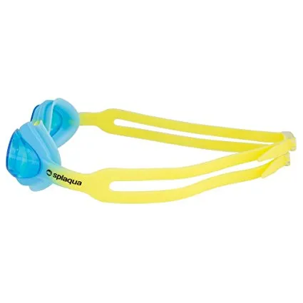 Swimming Goggles for Kids with UV Protection & Anti-Fog Lenses Includes Ear Plugs & Durable Holder - By Splaqua